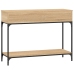 Mesa consola madera de ingeniería roble Sonoma 100x34,5x75 cm