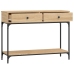 Mesa consola madera de ingeniería roble Sonoma 100x34,5x75 cm