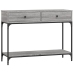 Mesa consola madera de ingeniería gris Sonoma 100x34,5x75 cm