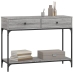 Mesa consola madera de ingeniería gris Sonoma 100x34,5x75 cm