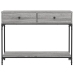 Mesa consola madera de ingeniería gris Sonoma 100x34,5x75 cm