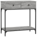 Mesa consola madera de ingeniería gris Sonoma 75x34,5x75 cm