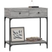 Mesa consola madera de ingeniería gris Sonoma 75x34,5x75 cm