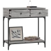 Mesa consola madera de ingeniería gris Sonoma 75x34,5x75 cm