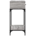 Mesa consola madera de ingeniería gris Sonoma 75x34,5x75 cm