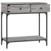 Mesa consola madera de ingeniería gris Sonoma 75x34,5x75 cm