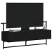 vidaXL Mueble de TV de pared madera ingeniería negro 100,5x30x51 cm