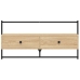 Mueble TV de pared madera ingeniería roble Sonoma 100,5x30x51cm