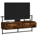 Mueble de TV de pared roble ahumado 100,5x30x51 cm