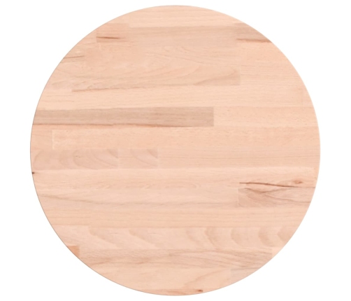 Tablero redondo de madera maciza de haya Ø30x1,5 cm