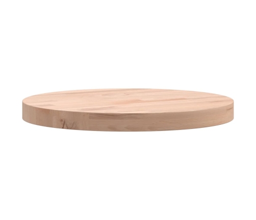 Tablero redondo de madera maciza de haya Ø30x2,5 cm