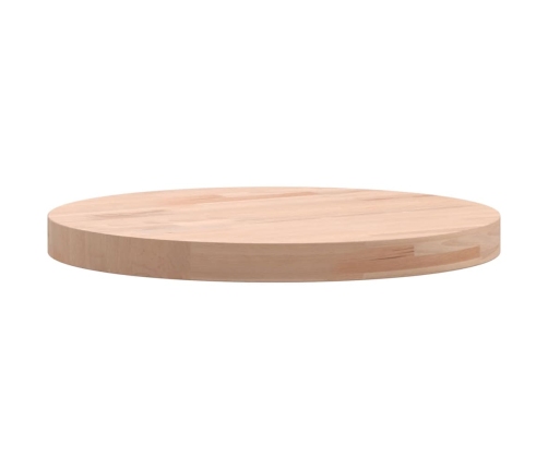 Tablero redondo de madera maciza de haya Ø30x2,5 cm