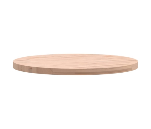 Tablero redondo de madera maciza de haya Ø50x2,5 cm