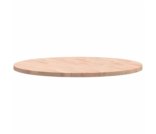 Tablero redondo de madera maciza de haya Ø80x2,5 cm