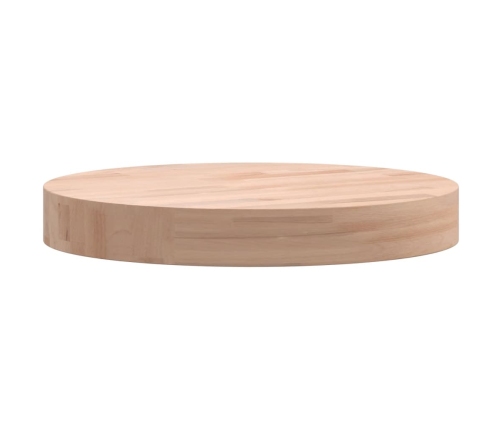 Tablero redondo de madera maciza de haya Ø30x4 cm