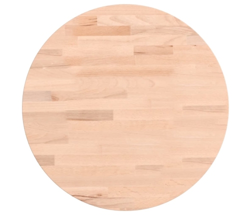 Tablero redondo de madera maciza de haya Ø40x4 cm