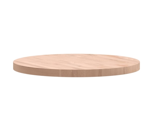 Tablero redondo de madera maciza de haya Ø70x4 cm