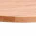 Tablero redondo de madera maciza de haya Ø80x1,5cm