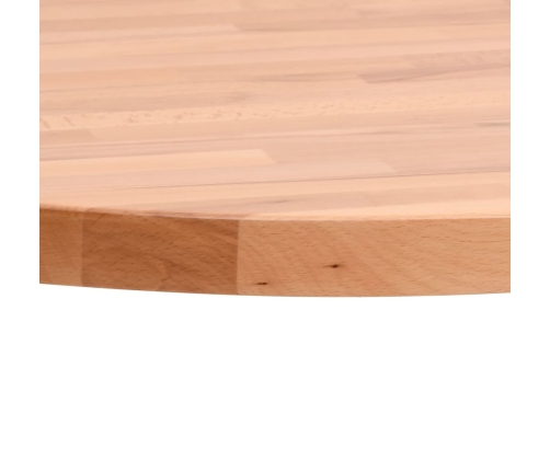 Tablero redondo de madera maciza de haya Ø90x1,5 cm
