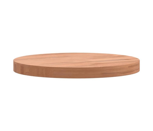 Tablero redondo de madera maciza de haya Ø30x2,5 cm