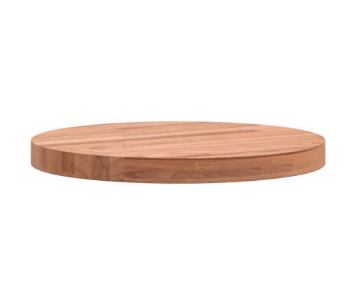 Tablero redondo de madera maciza de haya Ø30x2,5 cm