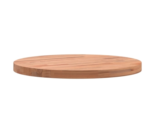 Tablero redondo de madera maciza de haya Ø40x2,5 cm