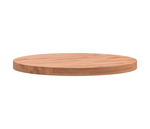 Tablero redondo de madera maciza de haya Ø40x2,5 cm