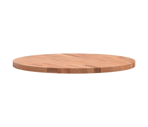 Tablero redondo de madera maciza de haya Ø60x2,5 cm