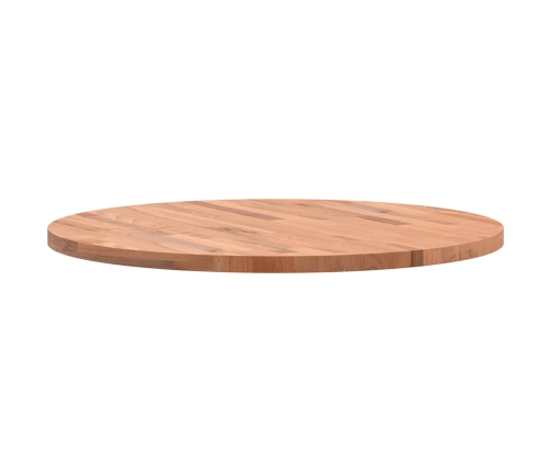 Tablero redondo de madera maciza de haya Ø70x2,5 cm