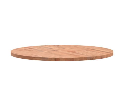 Tablero redondo de madera maciza de haya Ø80x2,5 cm