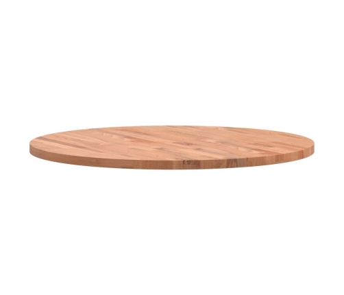 Tablero redondo de madera maciza de haya Ø80x2,5 cm