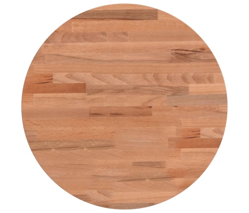 Tablero redondo de madera maciza de haya Ø40x4 cm