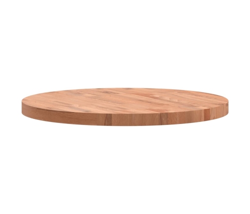 Tablero redondo de madera maciza de haya Ø70x4 cm