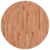 Tablero redondo de madera maciza de haya Ø90x4 cm