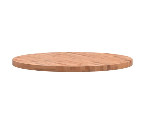 Tablero redondo de madera maciza de haya Ø90x4 cm