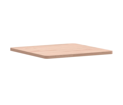 Tablero de mesa cuadrado de madera maciza de haya 40x40x1,5 cm