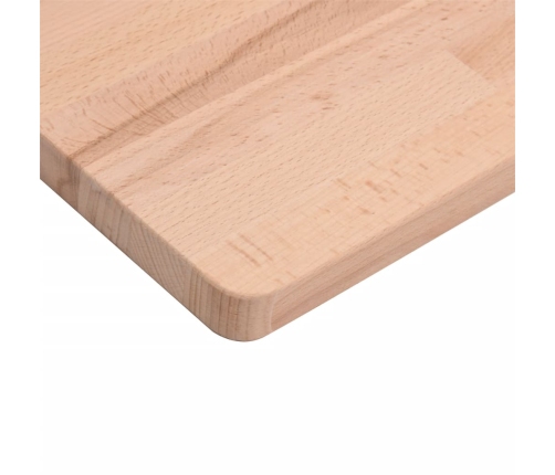 Tablero de mesa cuadrado de madera maciza de haya 40x40x1,5 cm