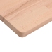 Tablero de mesa cuadrado de madera maciza de haya 50x50x1,5 cm