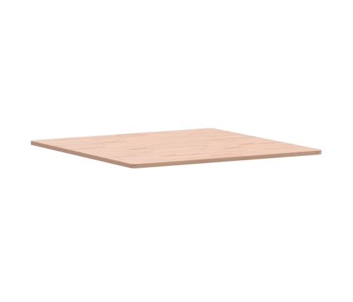 Tablero de mesa cuadrado de madera maciza de haya 80x80x1,5 cm