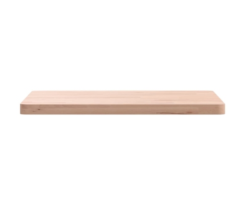 Tablero de mesa cuadrado de madera maciza de haya 50x50x2,5 cm