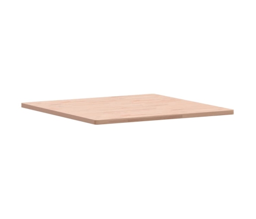 Tablero de mesa cuadrado de madera maciza de haya 90x90x2,5 cm