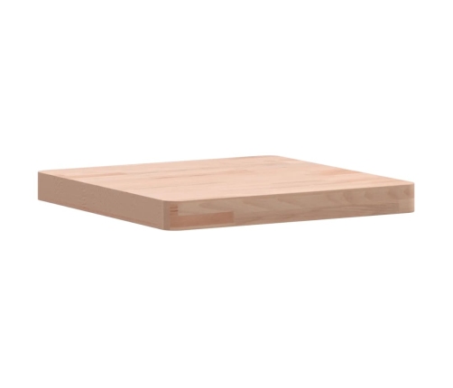 Tablero de mesa cuadrado de madera maciza de haya 40x40x4 cm