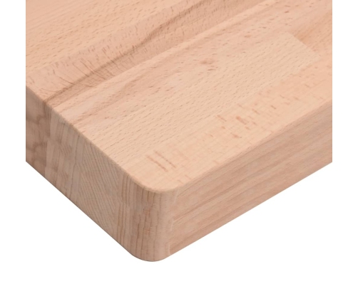 Tablero de mesa cuadrado de madera maciza de haya 40x40x4 cm