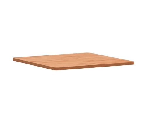 Tablero de mesa cuadrado de madera maciza de haya 50x50x1,5 cm