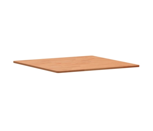 Tablero de mesa cuadrado de madera maciza de haya 80x80x1,5 cm