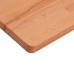 Tablero de mesa cuadrado de madera maciza de haya 80x80x1,5 cm