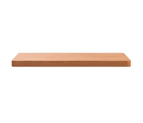 Tablero de mesa cuadrado de madera maciza de haya 50x50x2,5 cm