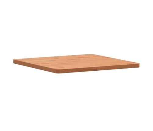 Tablero de mesa cuadrado de madera maciza de haya 60x60x2,5 cm