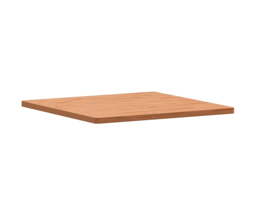 Tablero de mesa cuadrado de madera maciza de haya 70x70x2,5 cm