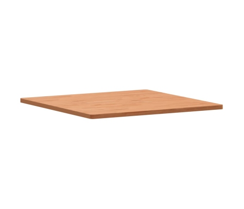 Tablero de mesa cuadrado de madera maciza de haya 90x90x2,5 cm